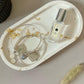Gold Leaf Oval Tray & Ring Holder Set image 2
