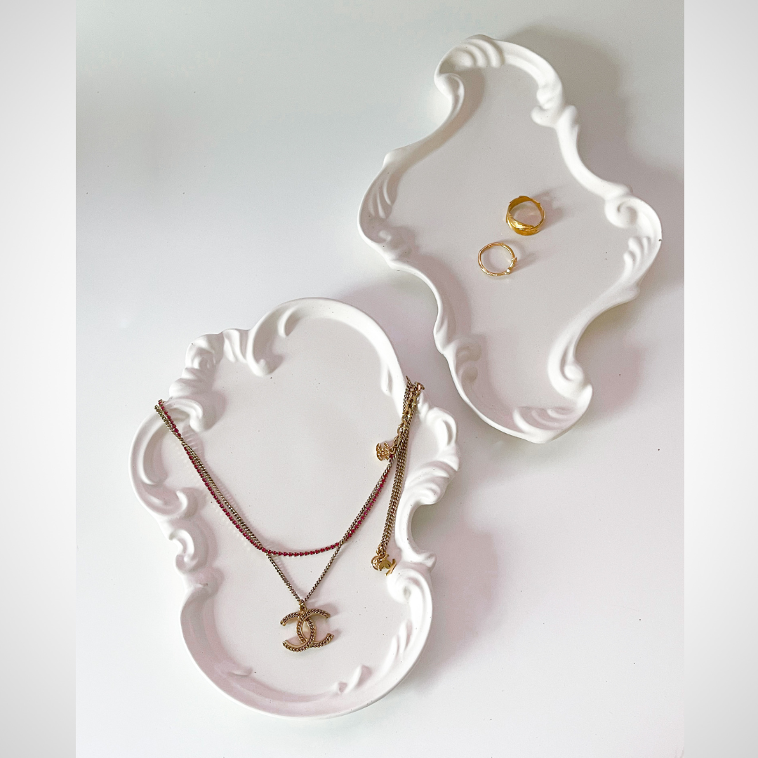 Vintage Inspired French Baroque Trinket Tray image 0