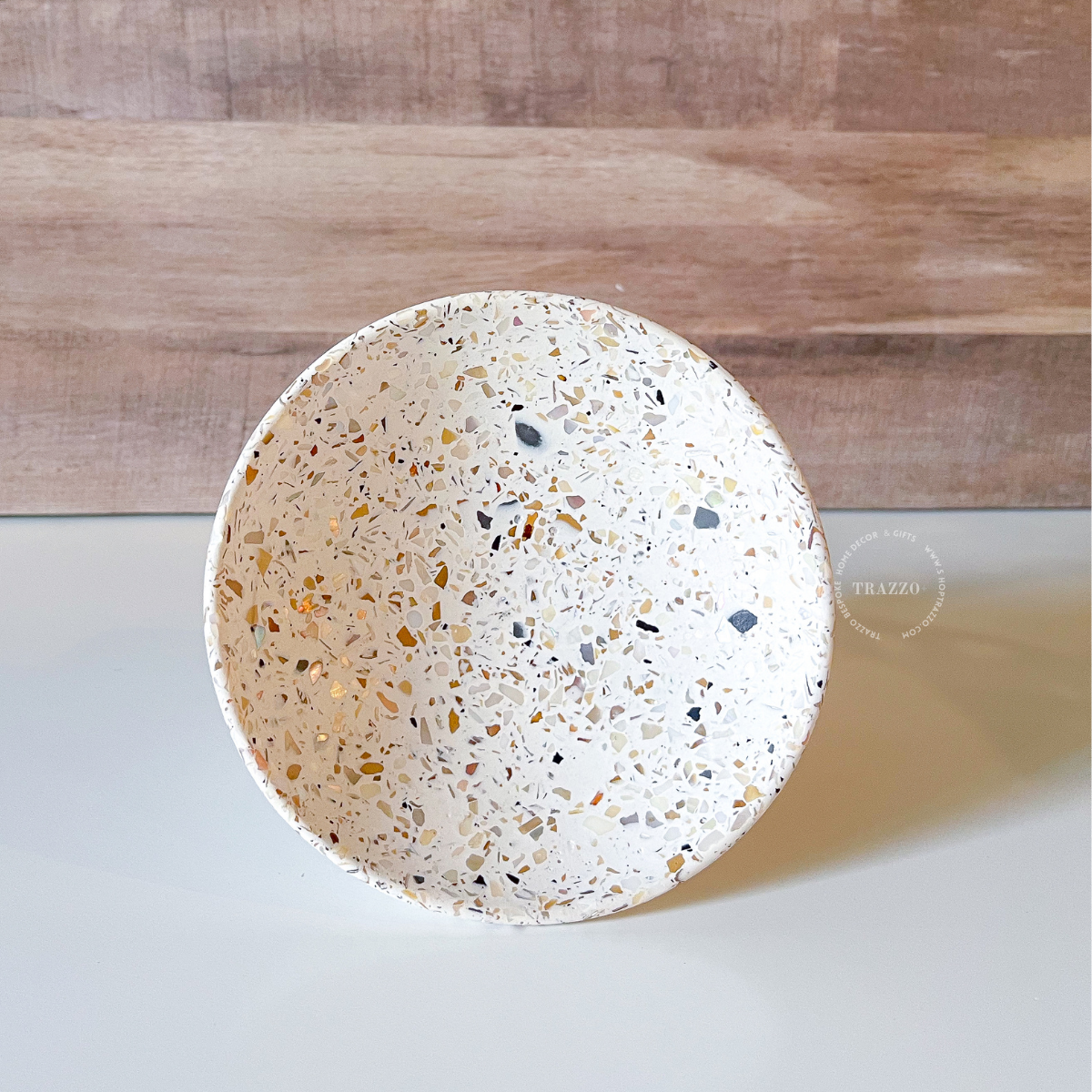 Terrazzo Pearl Pedestal Bowl image 5