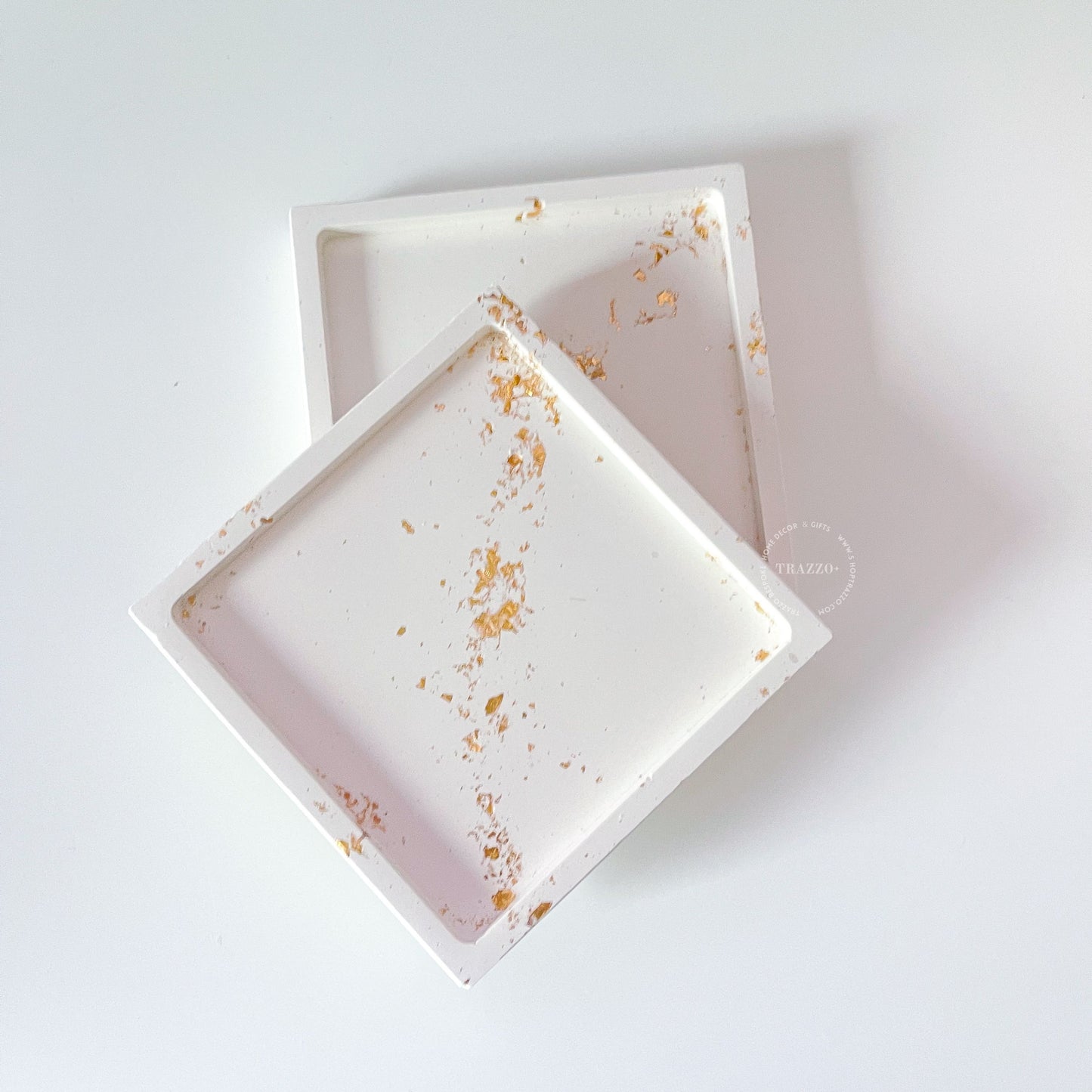 Gold Leaf Luxe Mini Dish | Coaster | Candle Tray image 7