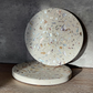 Mother of Pearl Terrazzo Coasters Set of 2 image 1