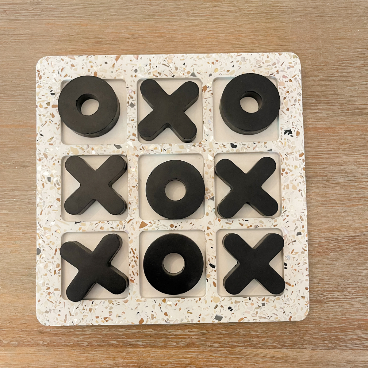 TerrazzoTic Tac Toe Board Game image 2