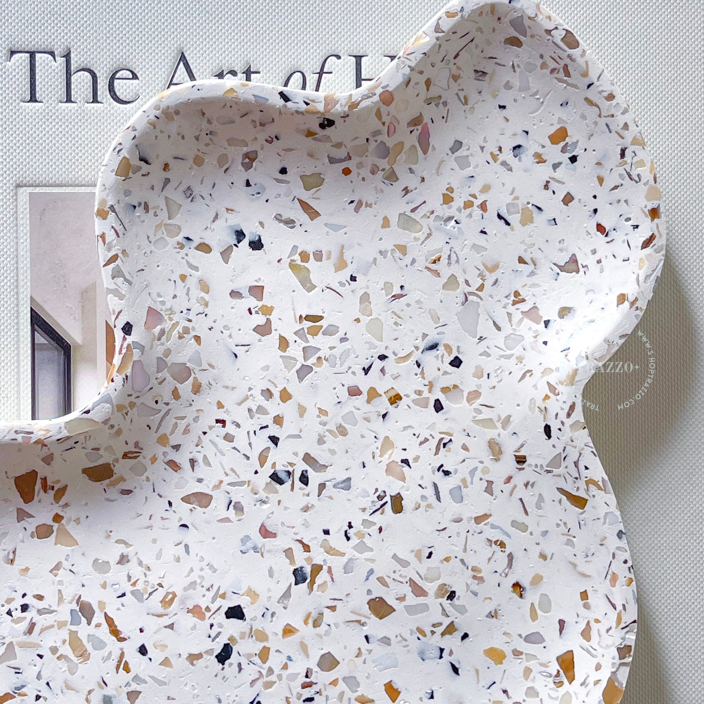 Pearl Terrazzo Artisanal Tray image 2