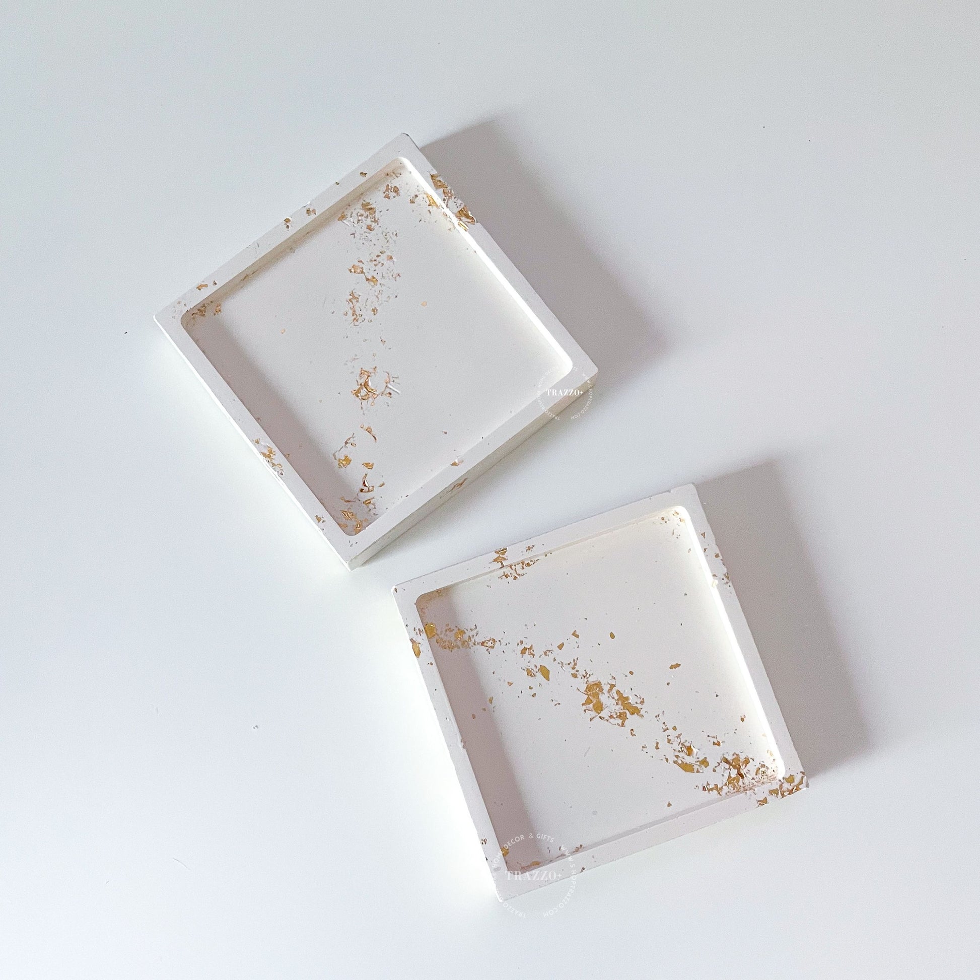 Gold Leaf Luxe Mini Dish | Coaster | Candle Tray image 1