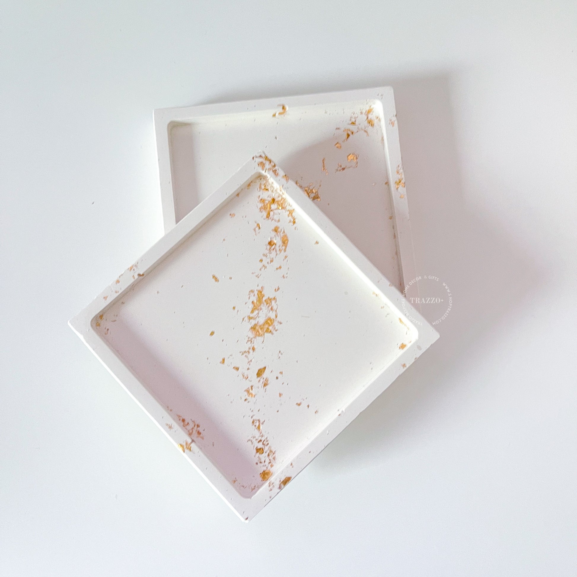 Gold Leaf Luxe Mini Dish | Coaster | Candle Tray image 0