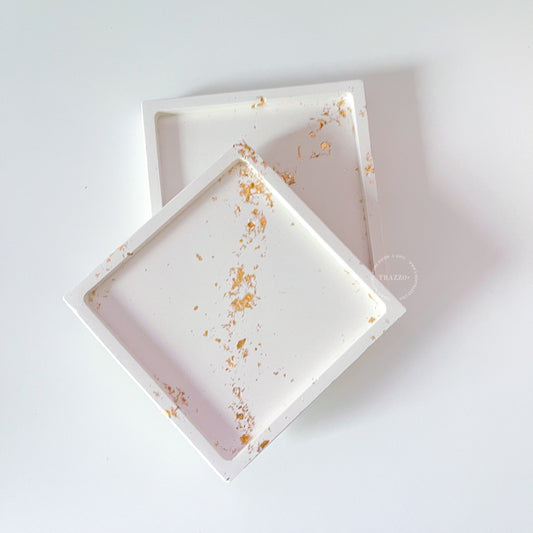 Gold Leaf Luxe Mini Dish | Coaster | Candle Tray image 0