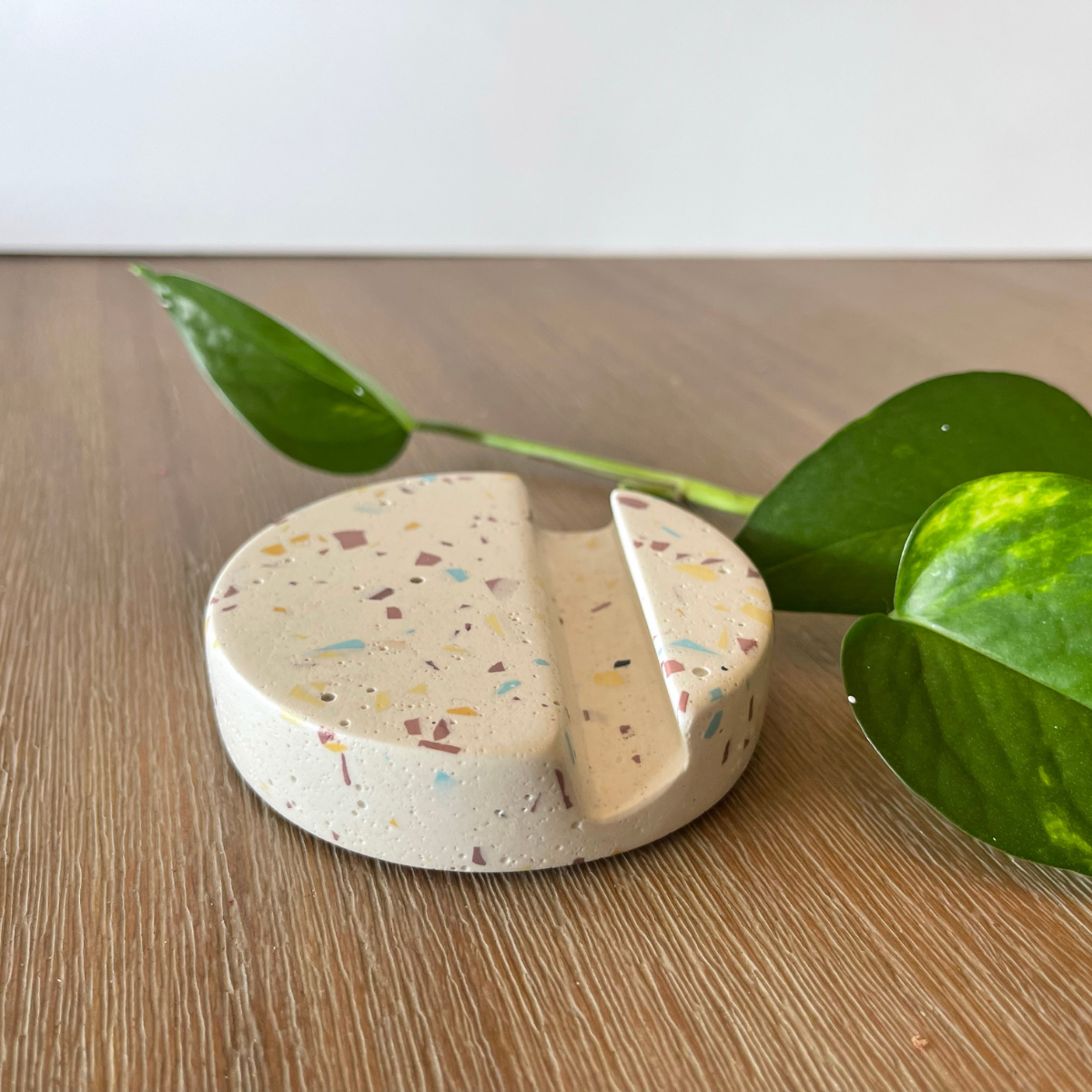 Terrazzo Phone Stand / Business Card Holder image 5