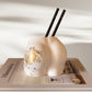 Gold Leaf Butt Vase & Matchstick Holder image 3