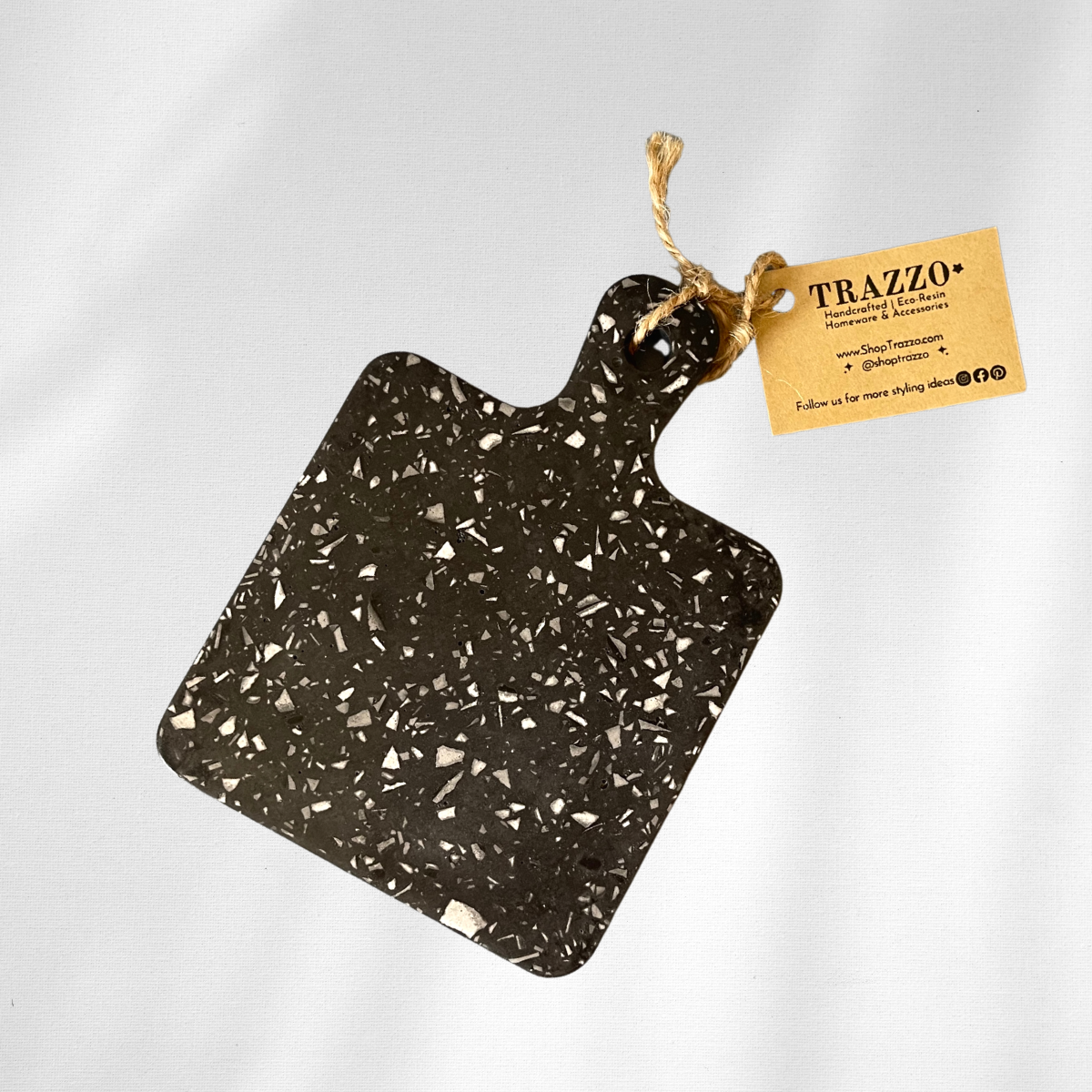 Black Terrazzo Serving Coaster image 2