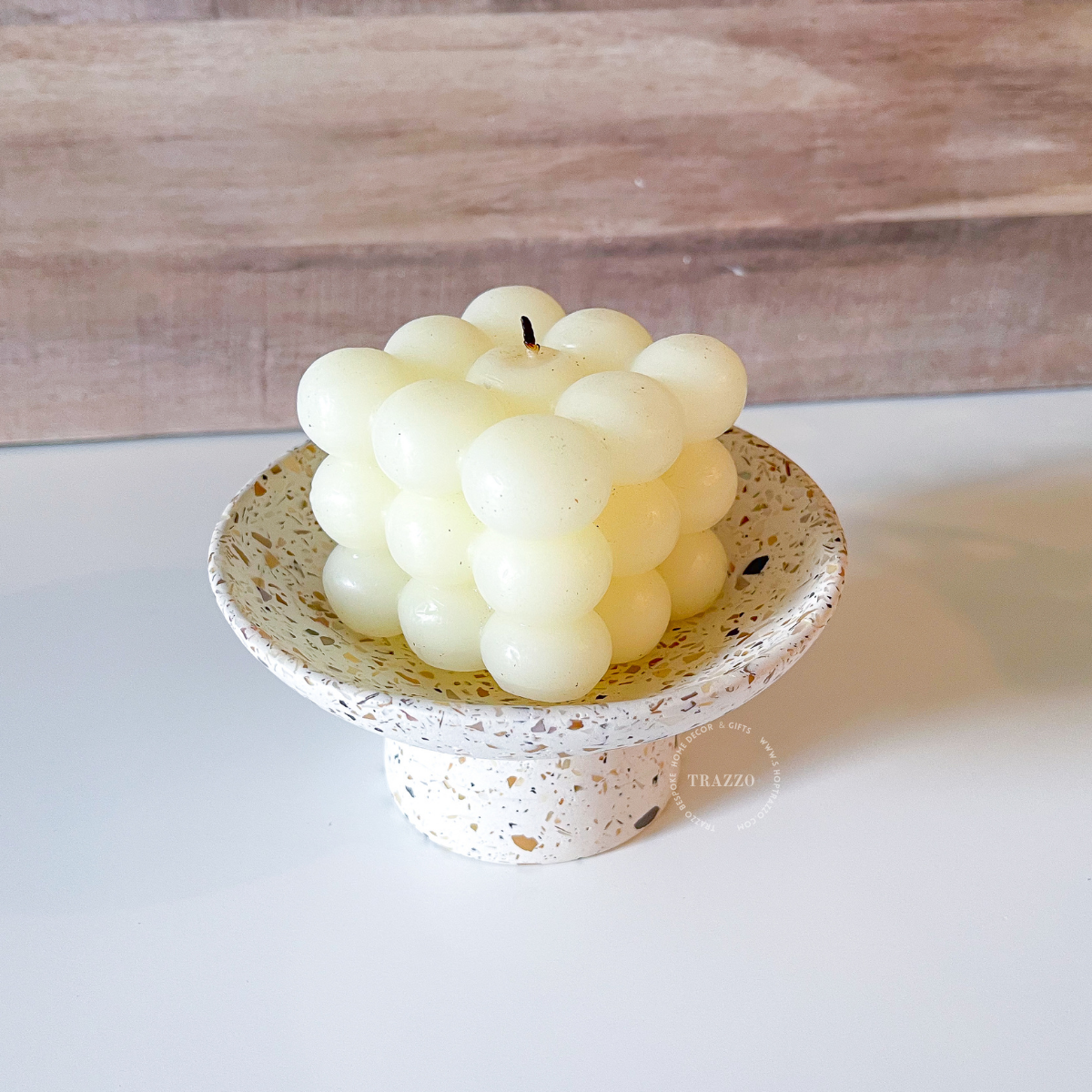 Terrazzo Pearl Pedestal Bowl image 2