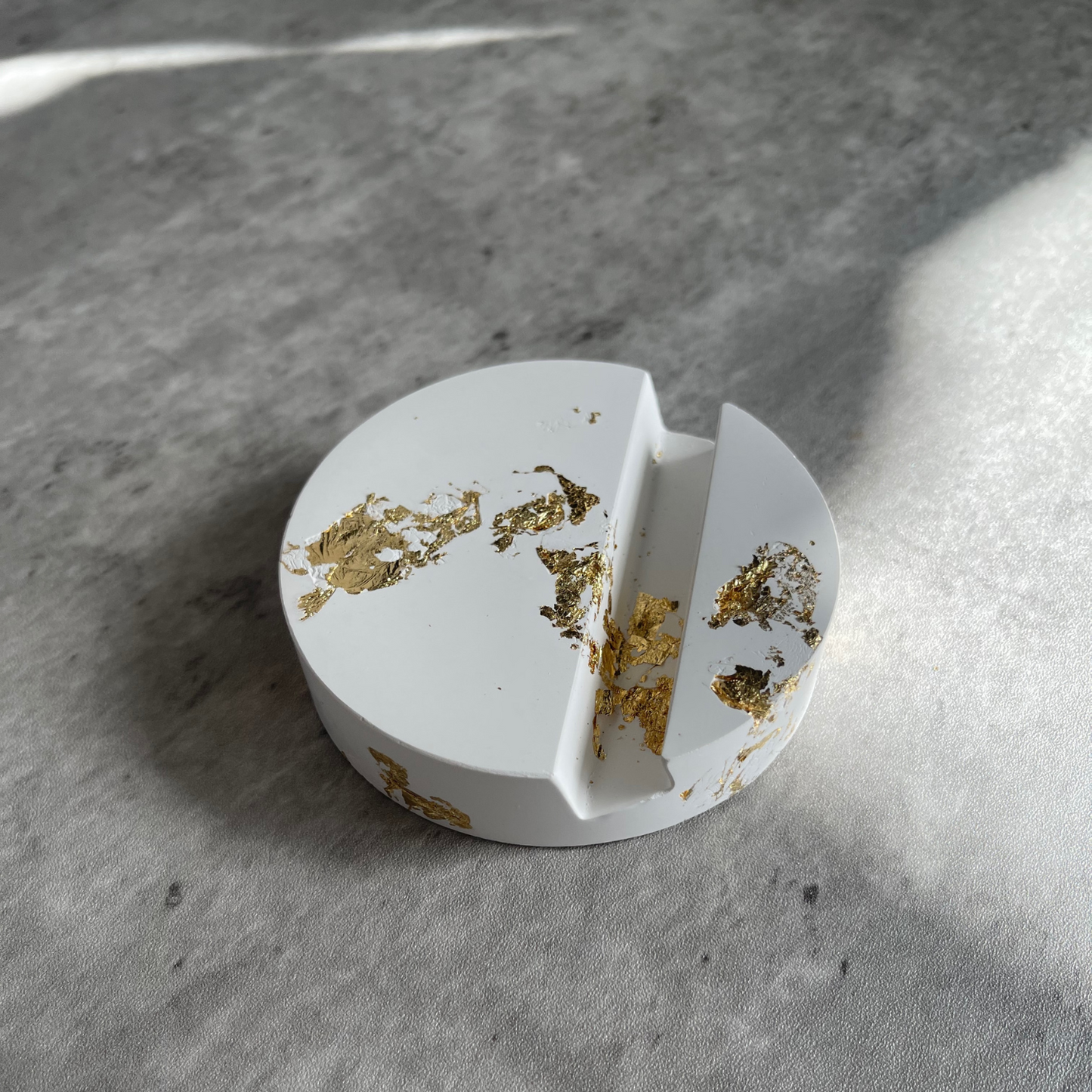 Gold Leaf Phone/Tablet Stand & Business Card Holder image 3