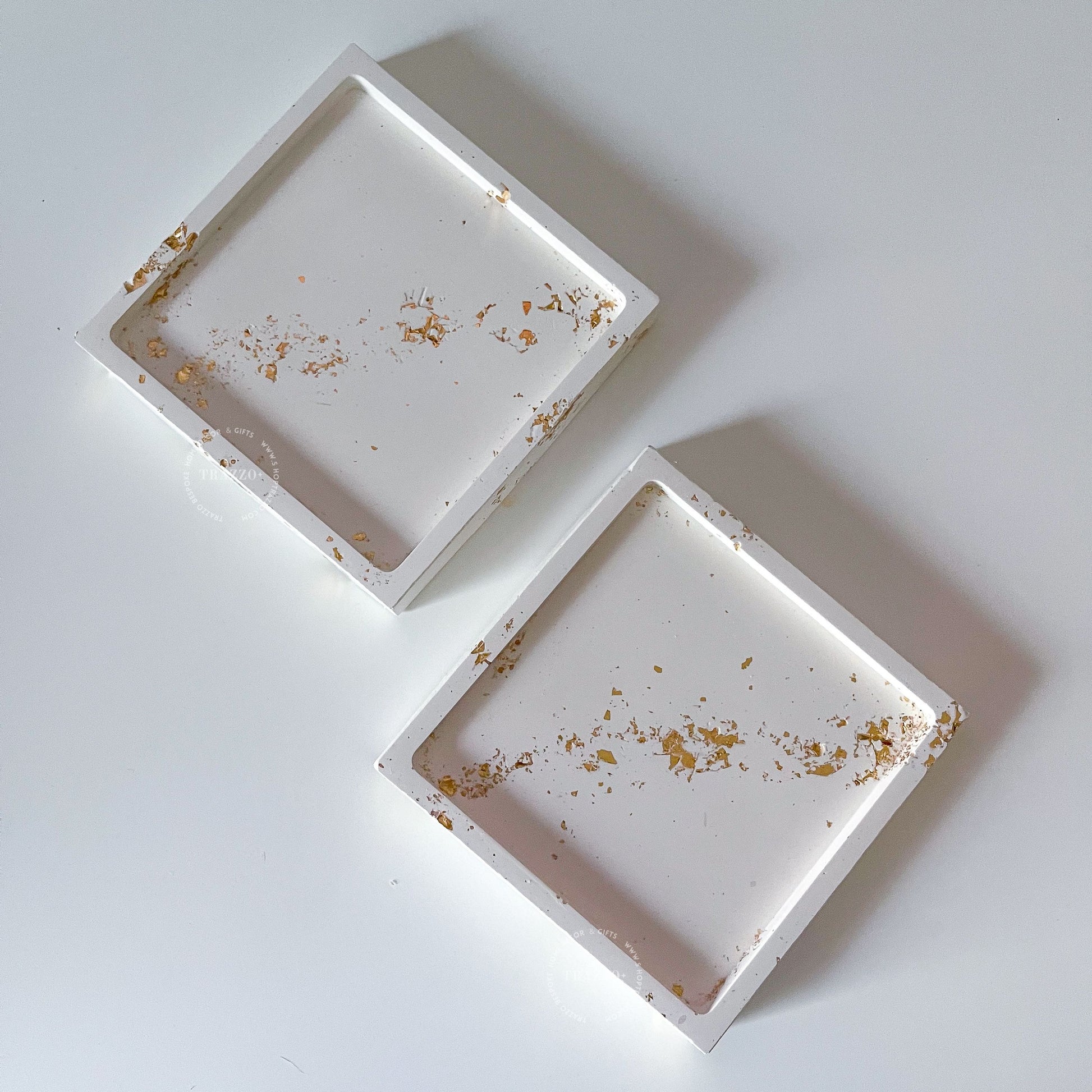 Gold Leaf Luxe Mini Dish | Coaster | Candle Tray image 4