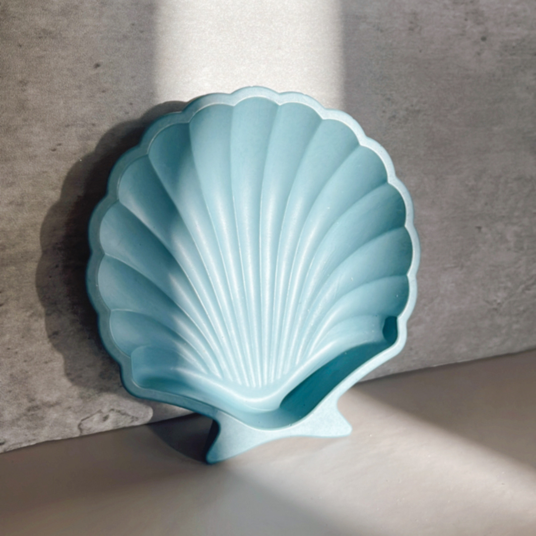 Sapphire Blue Seashell Trinket Dish image 1