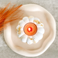 Gilded Glow Pumpkin Tea-light Candle Holder image 1