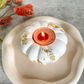 Gilded Glow Pumpkin Tea-light Candle Holder image 0