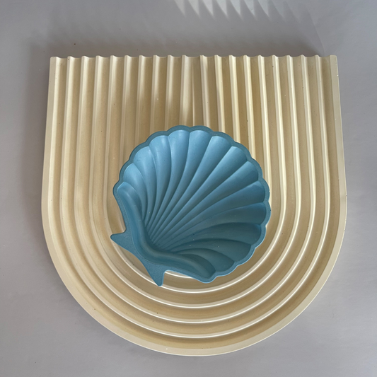 Sapphire Blue Seashell Trinket Dish image 0