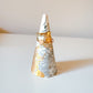 Marbled Gold Leaf Ring Holder Cone image 2