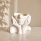 Abstract Face Head Planter
