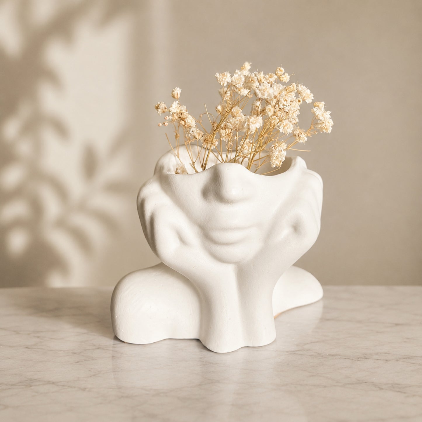 Abstract Face Head Planter
