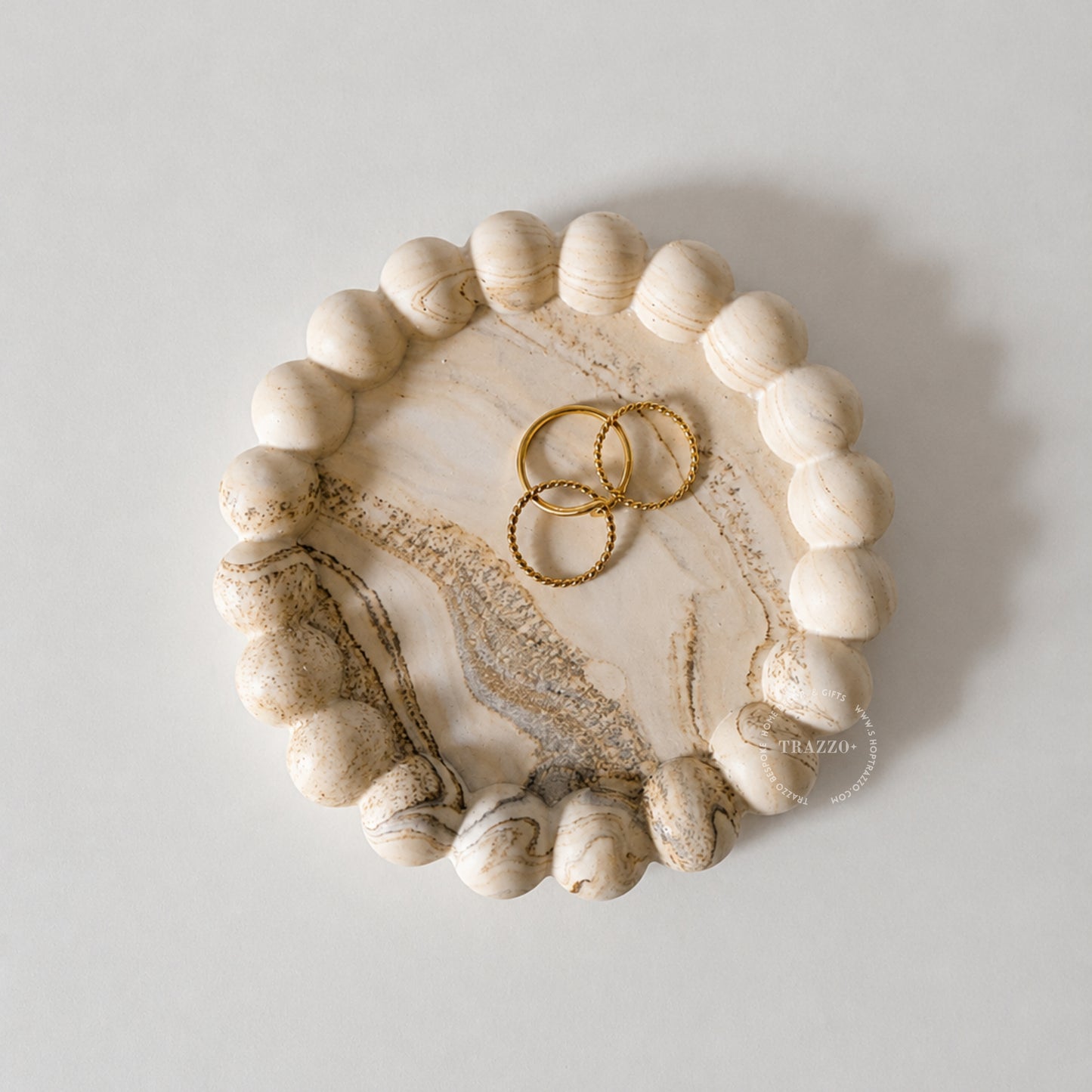 Beaded Bubble Tray: Coaster + Candle Holder + Jewelry Dish