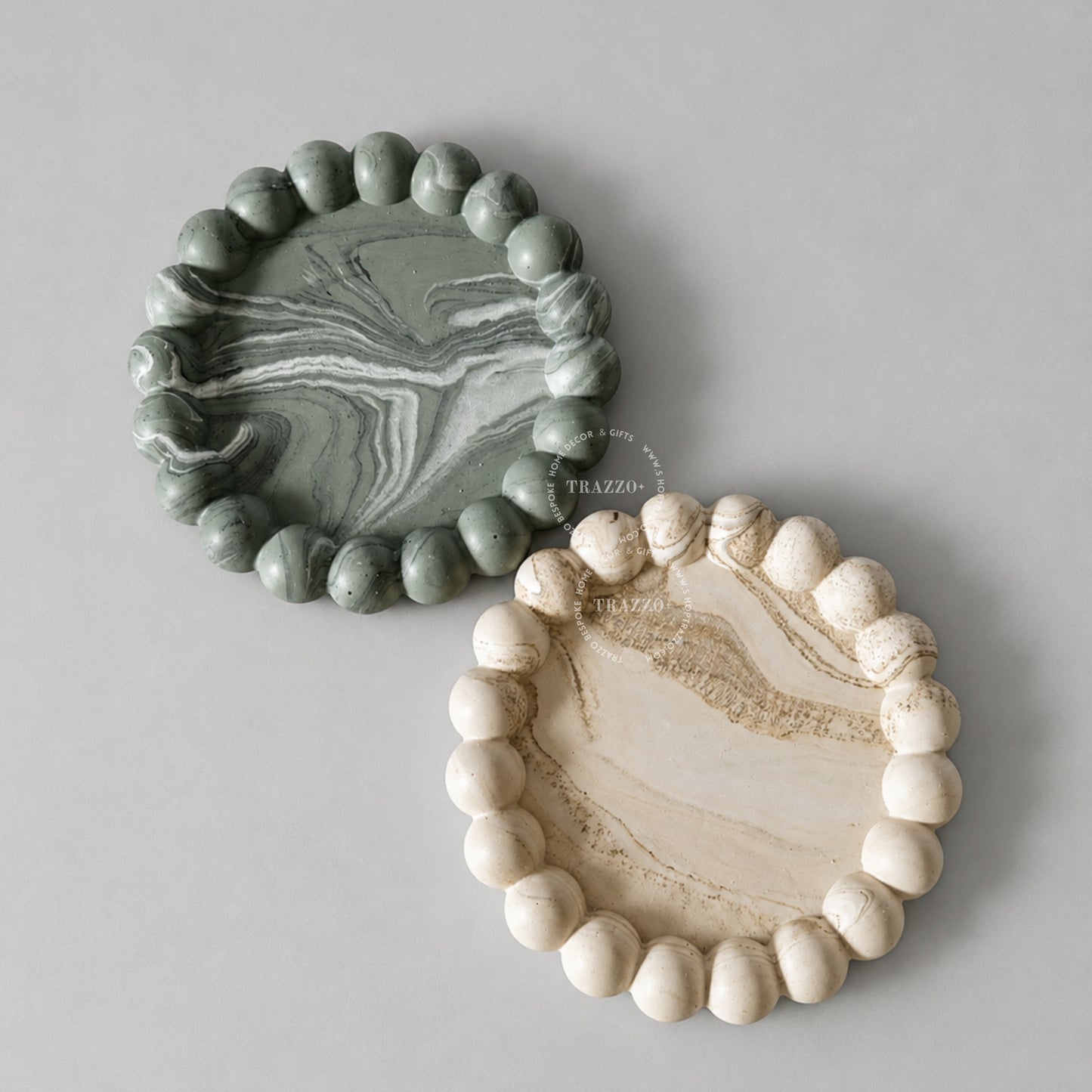 Beaded Bubble Tray: Coaster + Candle Holder + Jewelry Dish