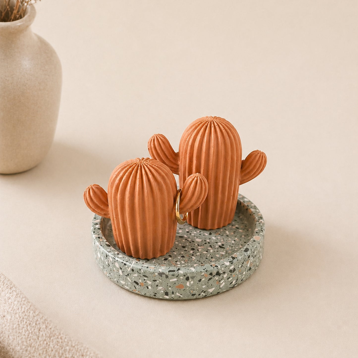 Cactus Ring Holder Set