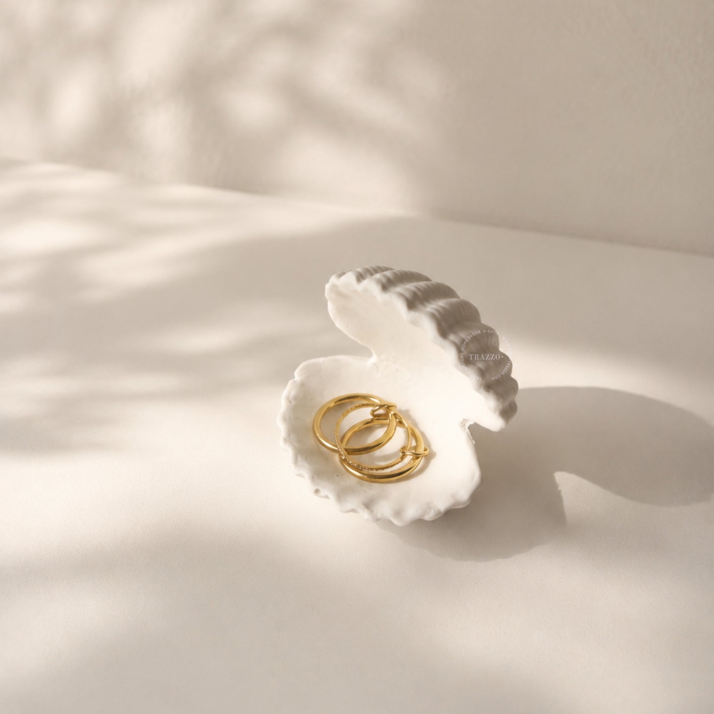 Handcrafted Sea Clam Shell Ring Box