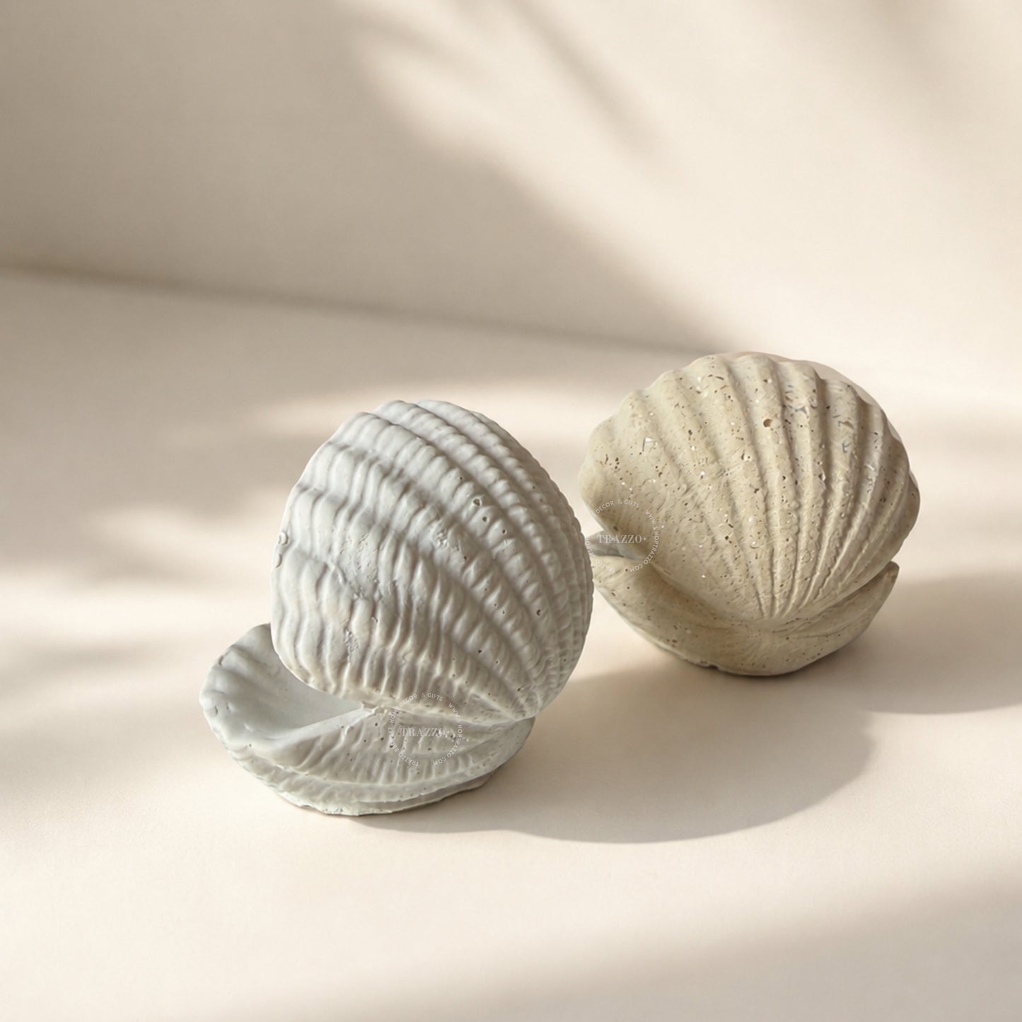 Handcrafted Sea Clam Shell Ring Box