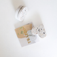 Polaroid Photo Holder — Neutral Terrazzo + Mother of Pearl