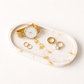 Gold Leaf Oval Tray