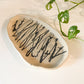 Large Organic Oval Tray