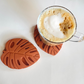 Terracotta Monstera Coasters image 4