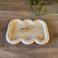 Wavy Shaped Marbled Tray | Jewelry Display Trinket Dish image 4