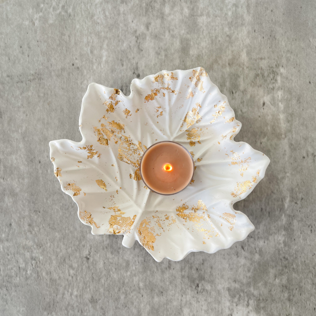 Dark Night Maple Leaf Trinket Dish image 4