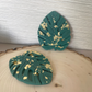 Gilded Green Monstera Leaf Coasters image 3