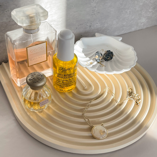 Buff Ridged Arch Styling Tray image 0