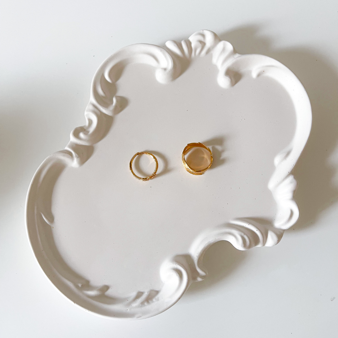 Vintage Inspired French Baroque Trinket Tray image 2