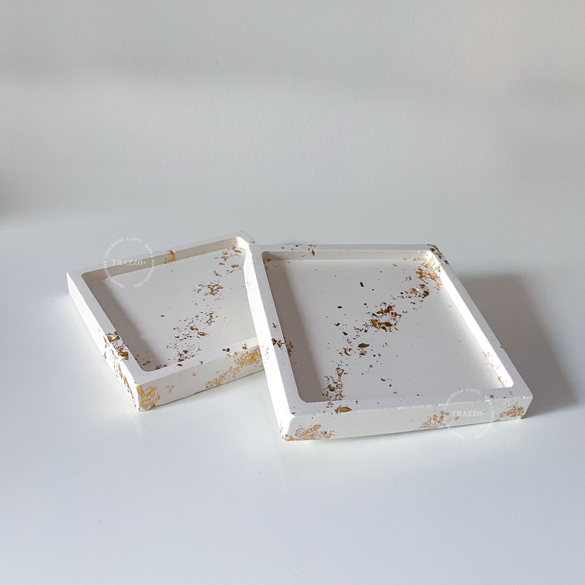 Gold Leaf Luxe Mini Dish | Coaster | Candle Tray image 5