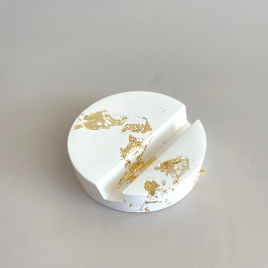 Gold Leaf Phone/Tablet Stand & Business Card Holder image 0