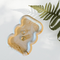 Wavy Shaped Marbled Tray | Jewelry Display Trinket Dish image 1