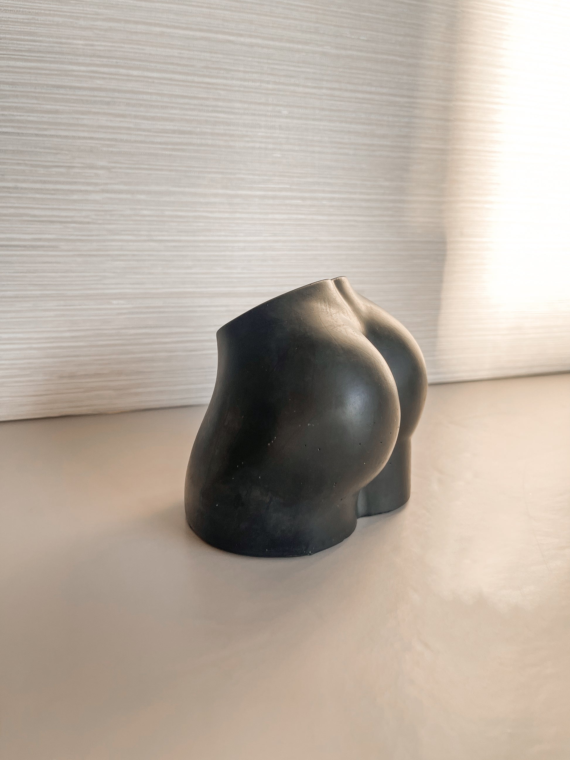 Gold Leaf Butt Vase & Matchstick Holder image 6