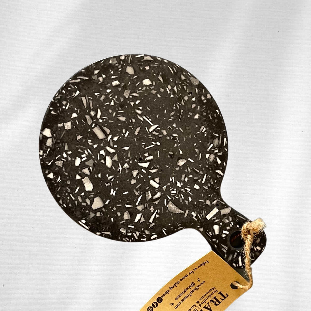 Black Terrazzo Serving Coaster image 3