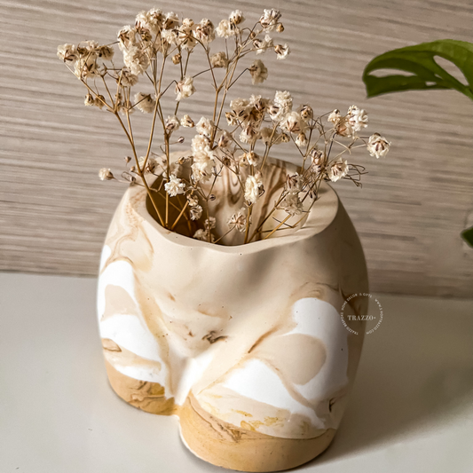 Marbled JLo Butt Vase image 0