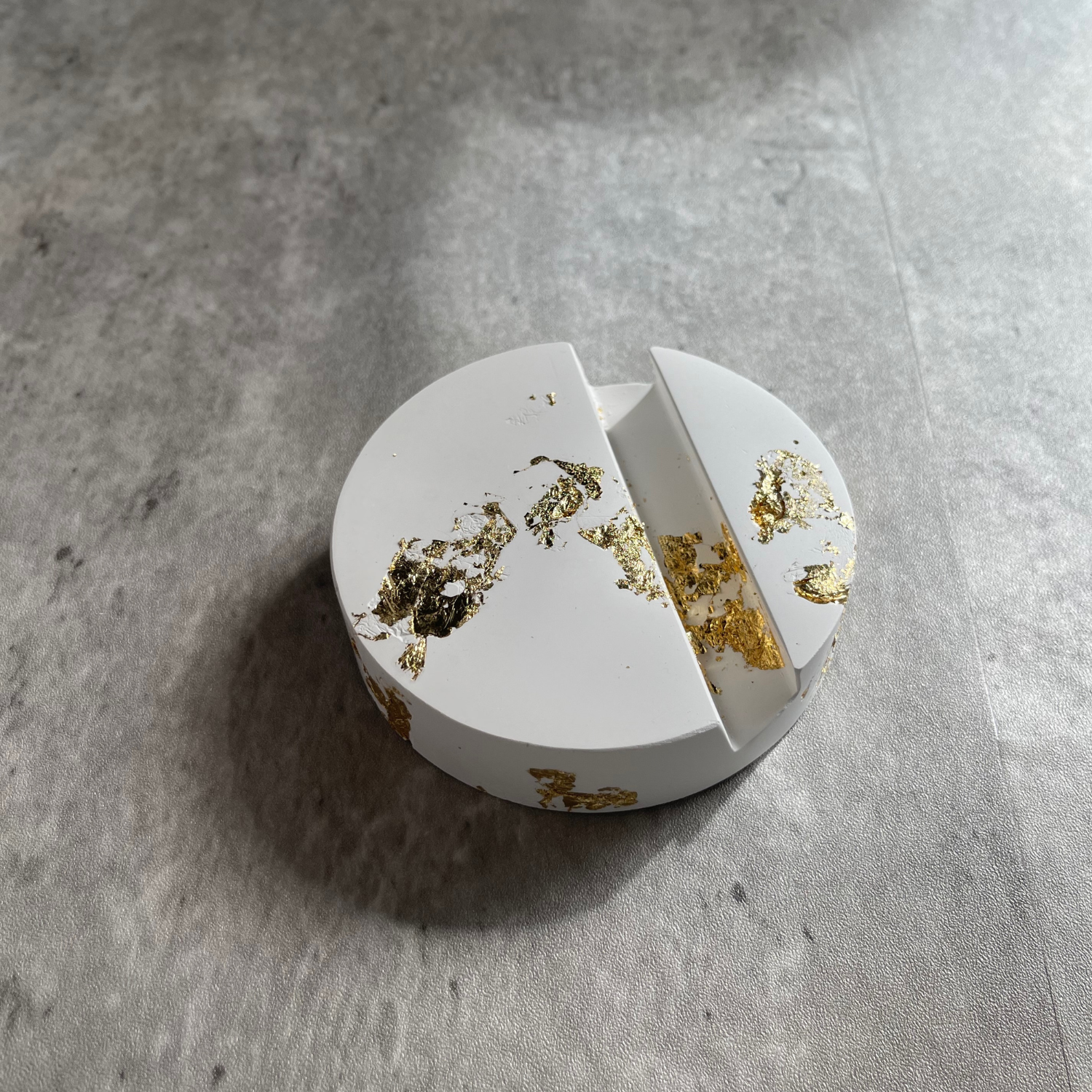 Gold Leaf Phone/Tablet Stand & Business Card Holder image 2