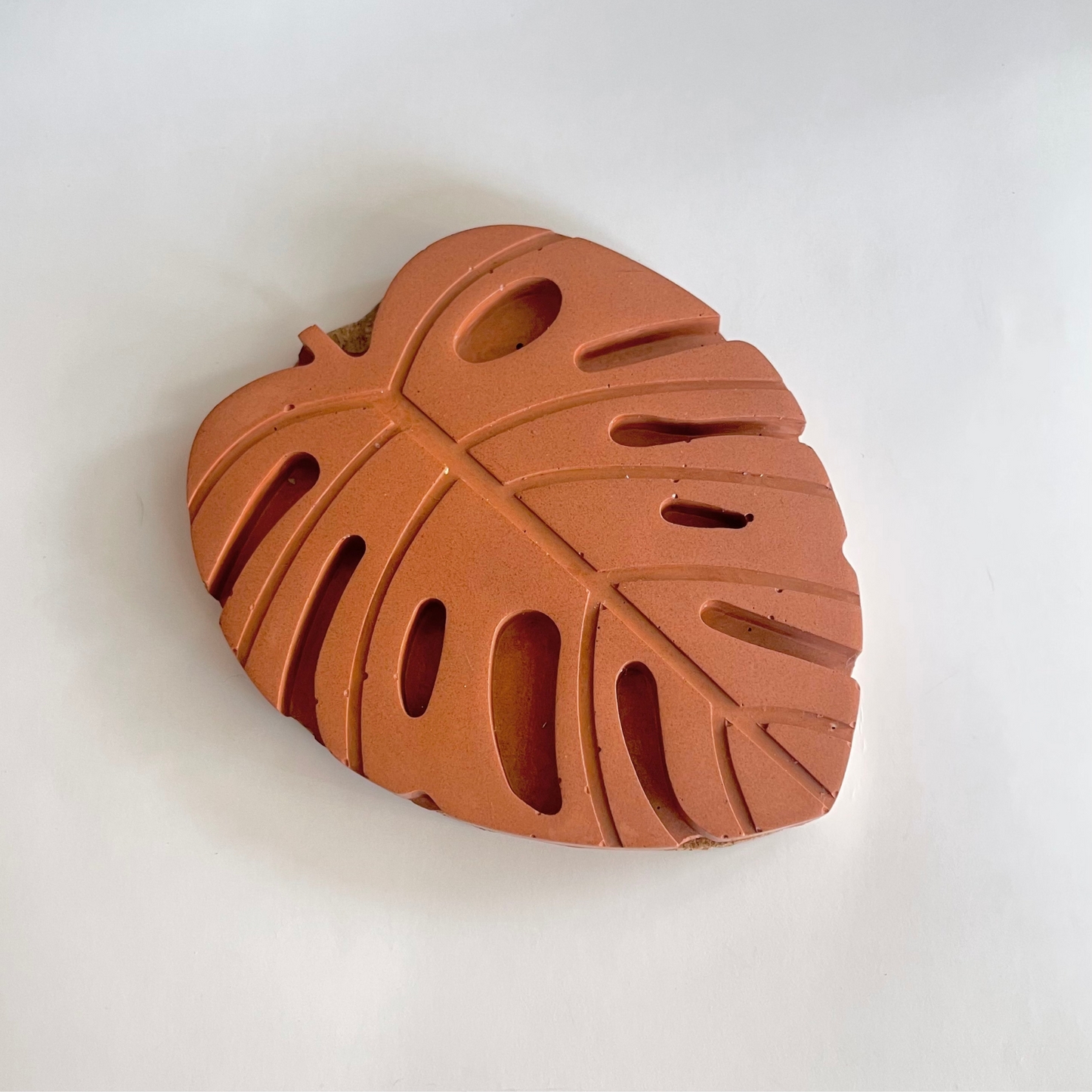 Terracotta Monstera Coasters image 2