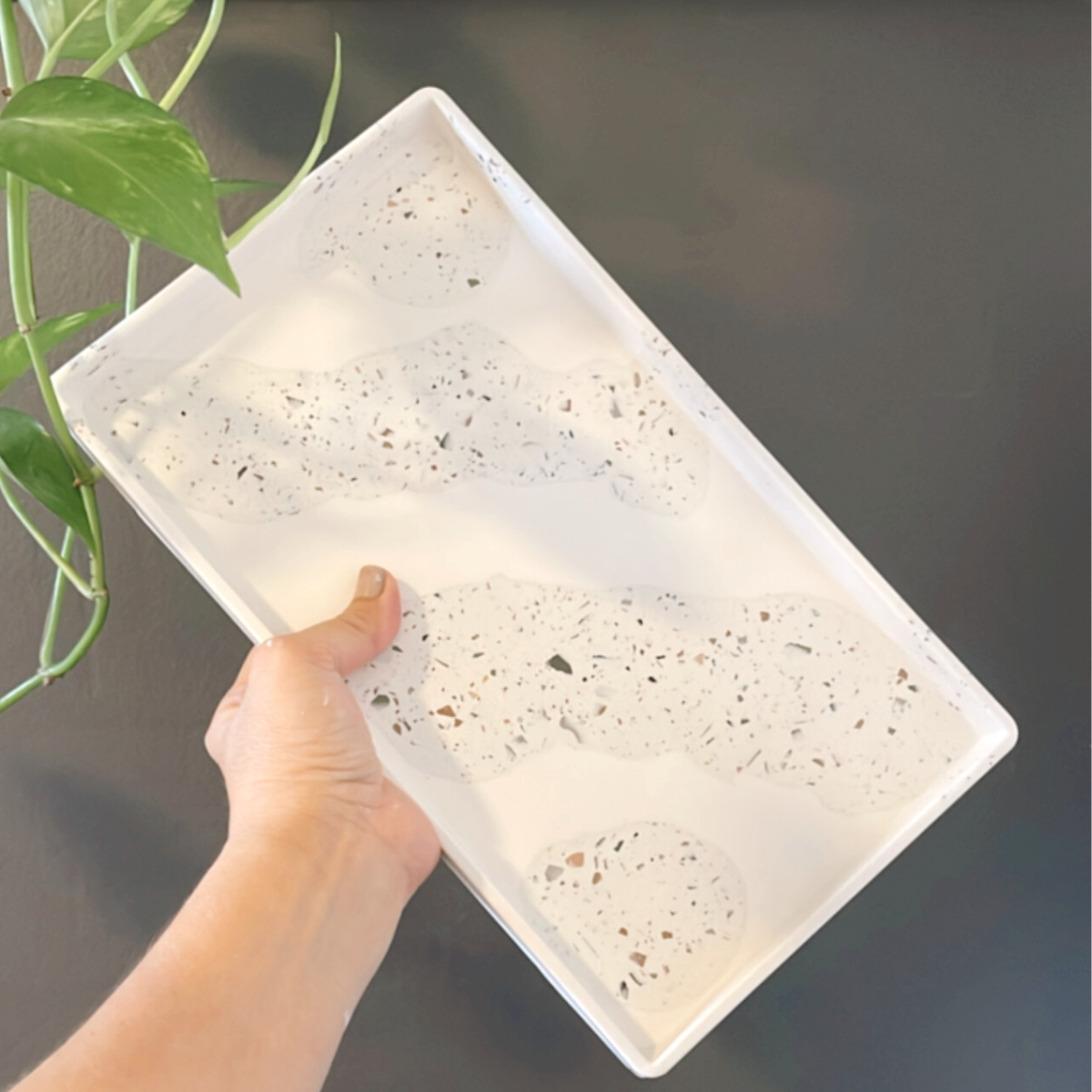 Terrazzo Waves Styling Tray image 0