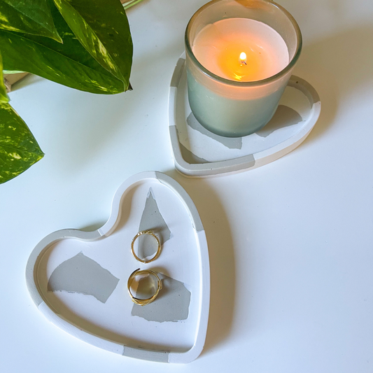Chunky Terrazzo Heart Mini Dish image 0