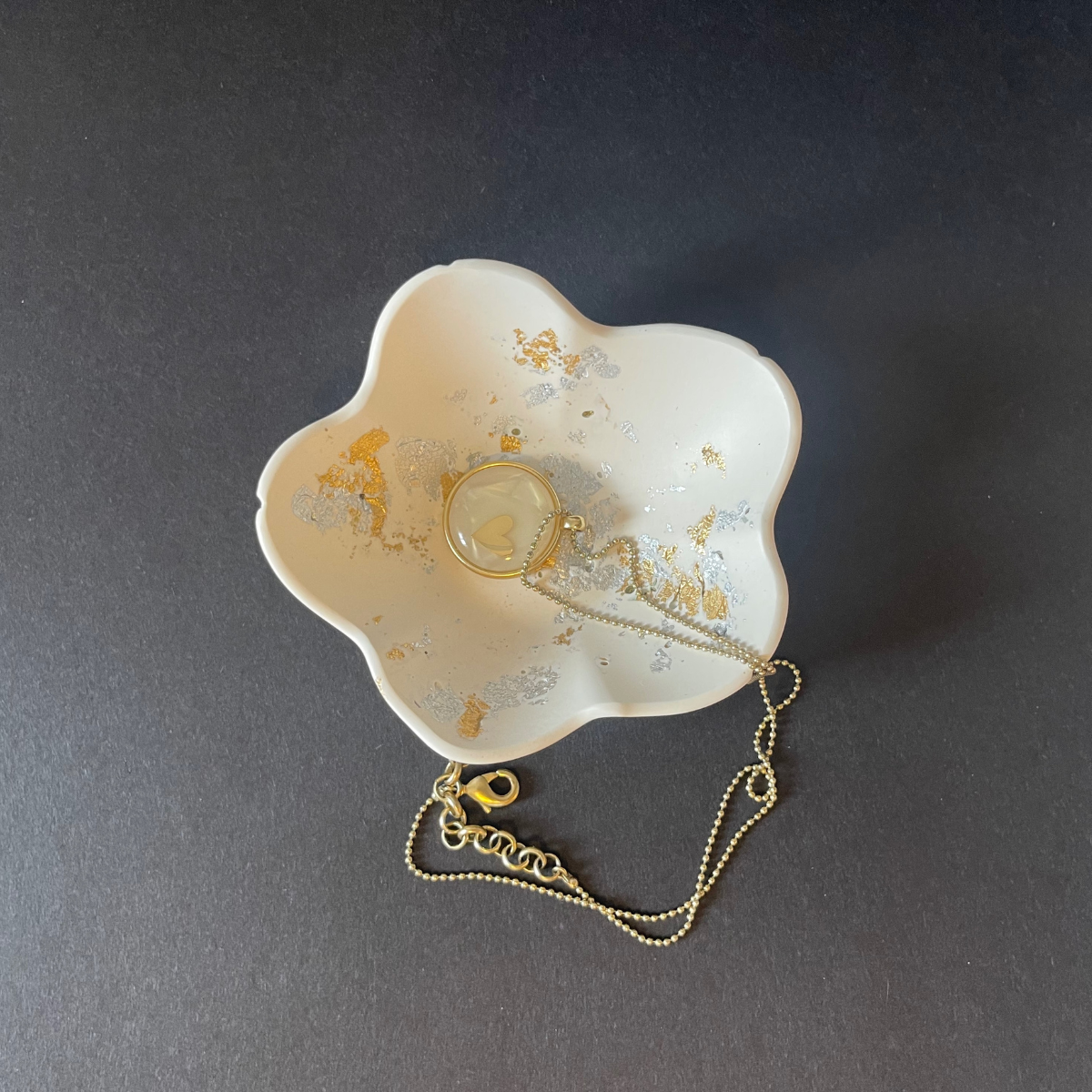 Flower Shaped Trinket Dish image 1