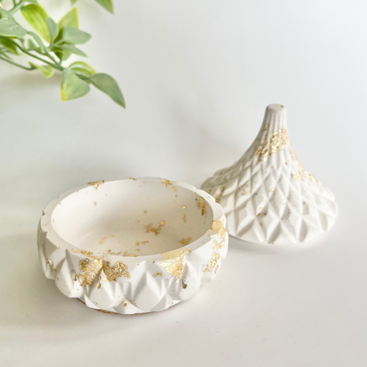 Drop Shaped Jar Trinket Dish image 3