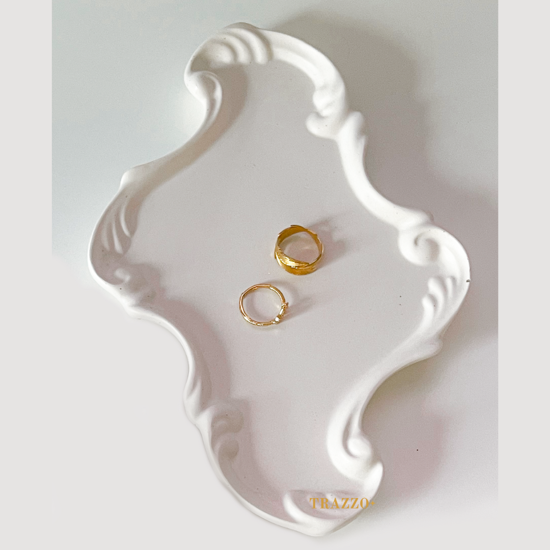 Vintage Inspired French Baroque Trinket Tray image 1